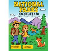 National Parks Coloring Book: Explore America's National Parks with This Exciting Coloring Adventure!