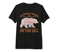 National Parks Hiking Travel Camping Outdoors Premium T-Shirt