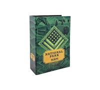 National Parks Map Collection Binder - Includes 16 Plastic Sleeve Protectors (Folder + 16 Plastic Sheet)