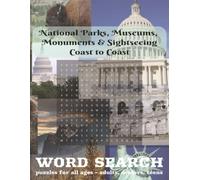 National Parks, Museums, Monuments & Sightseeing Coast to Coast: Word Searches with Easy to Read print about National Parks, Landmarks & Historic ... Gifts, and Leisure, Adults, Seniors...