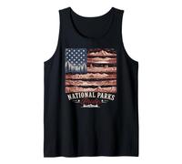 National Parks Pride Vintage Outdoor Adventure Design Tank Top
