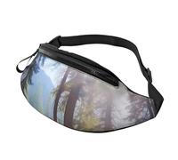 National Parks Sunshine Trees Fanny Pack for Men Women Fashion Running Waist Packs Waterproof Crossbody Bags Everywhere Belt Bag with Adjustable Strap Sports Hip Pack for Travel Wallet