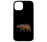 National Parks USA Bear Hiking Camping Adventure Gift Case for iPhone 15 Plus