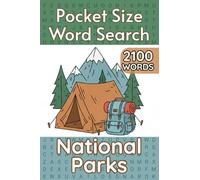 National Parks Word Search: 4 x 6 inches Small Compact Size - Travel Friendly Polish Puzzle Book for Teens Adults and Seniors , With Answers At The Back (Pocket Word Search)