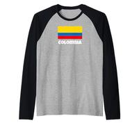 National Pride Colors Tee - Simple Flag Inspired Raglan Baseball Tee