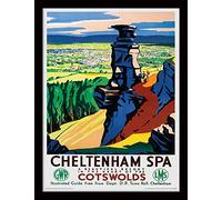 National Railway Museum 30 x 40 cm Cheltenham Spa (Cotswolds by C H Birtwhistle) Framed Print