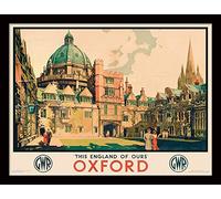 National Railway Museum 30 x 40 cm Oxford (Courtyard by Claude Buckle) Framed Print