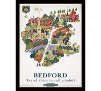 National Railway Museum "Bedford Framed Print, Multi-Colour, 30 x 40 cm