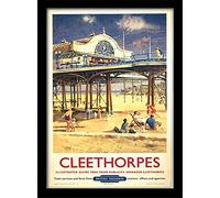 National Railway Museum "Cleethorpes (1)" Framed Print, Multi-Colour, 30 x 40 cm