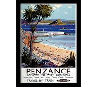National Railway Museum "Cornwall (12)" Framed Print, Multi-Colour, 30 x 40 cm