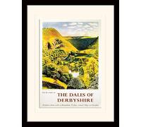 National Railway Museum Derbyshire Dales (Peak District by S R Badmin) Framed and Mounted Print