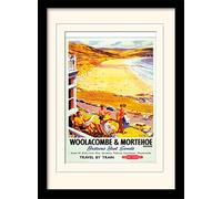 National Railway Museum Devon (8) Mounted & Framed 30 x 40cm Print, MDF, Multi-Colour, 42 x 32 x 2.4 cm