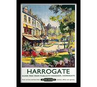 National Railway Museum "Harrogate (2)" Framed Print, Multi-Colour, 30 x 40 cm