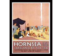 National Railway Museum Hornsea (East Yorkshire) Framed 30 x 40cm Print, MDF, Multi-Colour, 42 x 32 x 2.4 cm