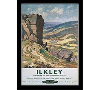 National Railway Museum Ilkley (2) Framed 30 x 40cm Print, MDF, Multi-Colour, 42 x 32 x 2.4 cm