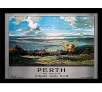 National Railway Museum "Perth (1)" Framed Print, Multi-Colour, 30 x 40 cm