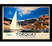 National Railway Museum Torquay 30 x 40cm Memorabilia, MDF, Multi Coloured