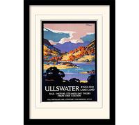 National Railway Museum Ullswater Mounted & Framed 30 x 40cm Print, MDF, Multi-Colour, 42 x 32 x 2.4 cm