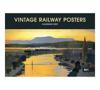 National Railway Museum, Vintage Railway Posters A4 Calendar 2027, Wall Calendars, Month To View, Travel, Gift