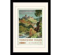 National Railway Museum "Yorkshire Dales (2)" Mounted and Framed Print, Multi-Colour, 30 x 40 cm