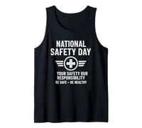 National Safety Day | Workplace & Home Safety Awareness Gift Tank Top