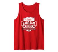 National Sarcasm Society as if we Need Your Support Tank Top