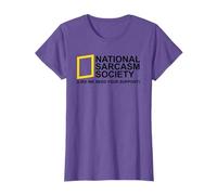 National Sarcasm Society Satirical Parody Design Men & Women T-Shirt