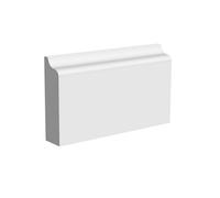 National Skirting Jive Mdf Architrave - 95mm X 25mm X 3040mm, Primed, No Rebate