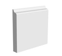 National Skirting Jive Mdf Skirting Board - 220mm X 18mm X 3040mm, Primed, No Rebate