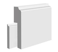 National Skirting Jive Mdf Skirting Board Cover - 170mm X 25mm 4200mm Primed (To Cover 150mm Existing Skirting)