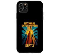 National Skyscraper Day Sept 3 Comic Retro City Skyline Case for iPhone 11 Pro Max