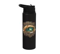 National Sourdough Bread Day A-Dough-Rable Cosmic Stainless Steel Insulated Water Bottle