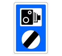 National Speed limit sign Speed camera - safety sign - 1.2mm Rigid plastic for indoor/outdoor usage (400mm x 300mm) Viewing Distance within 14m.