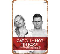 National Theatre Live: Cat on a Hot Tin Roof Film Movie Poster Retro Metal Tin Sign Wall Home Wall Art Metal Tin Sign,cave,bar,Club, Metal Tin Sign 8x12 Inches