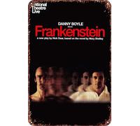 National Theatre Live: Frankenstein movie Metal Tin Sign Poster Decor for Living Room Cafe Decorative Sign for Wall 12x8Inches