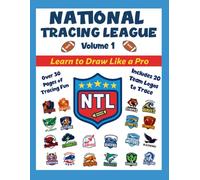 National Tracing League - Volume 1: Tracing Book for Kids | Sports Logo Tracing Practice, Fine Motor Skill Development, and Drawing Fun for Boys and Girls