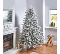 National Tree Company 6.5Ft Full Snowy Dorchester Warm White Led Pre-Lit Artificial Christmas Tree