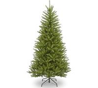 National Tree Company Artificial Slim Christmas Tree, Green, Dunhill Fir, Includes Stand, 6.5 Feet