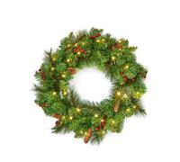 National Tree Company Everyday Illuminated Christmas Wreath - Green
