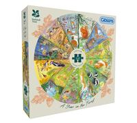 National Trust A Year in the Forest Circlular Jigsaw - 500 Piece