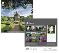 National Trust, Gardens Calendar 2026, Square Size 30 x 30 cm, Plastic Free Packaging