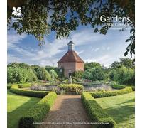 National Trust, Gardens Calendar 2026, Wall Calendars, Month To View, Gift