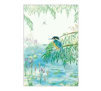 National Trust Organic Cotton Tea Towel - Kingfisher