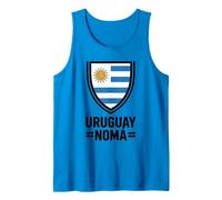 National Uruguay La Celeste Cheer Country Flag Competition Tank Top