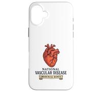 National Vascular Disease Awareness Month Case for iPhone 16 Plus