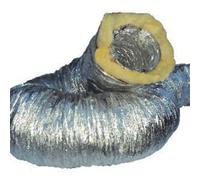 National Ventilation Flexible Insulated Aluminium Extractor Fan Ducting - 102mm Diameter - Sold By The Metre