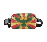 National Veterans Day Army Bird Trendy Fanny Pack Waist Bag for Women Men Teenagers Waterproof Bum Bag Belt with Adjustable Strap for Shopping Sports Work