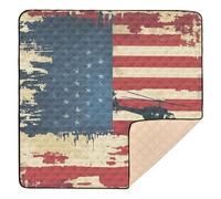 National Vietnam War Veterans Day A Helicopter 2 Soft Padded Baby Playmat for Indoor Outdoor Cozy Breathable Playroom Activity Mat for Babies Infants Toddlers, 50'' x 50''