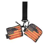 National Vietnam War Veterans Day A Helicopter 5 Women's Coin Pouches Card Holder Compact Size Change Purse Wallet with Zipper Coin Pocket for Women Men 2 Packs, Multicolor, 4.13"(L) x 3.5"(W), Travel