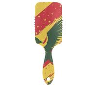 National Vietnam War Veterans Day Red-yellow Bird smooth brush for curly Designed scalp massager for straight hair with Ergonomic handle cepillo anti frizz para cabello